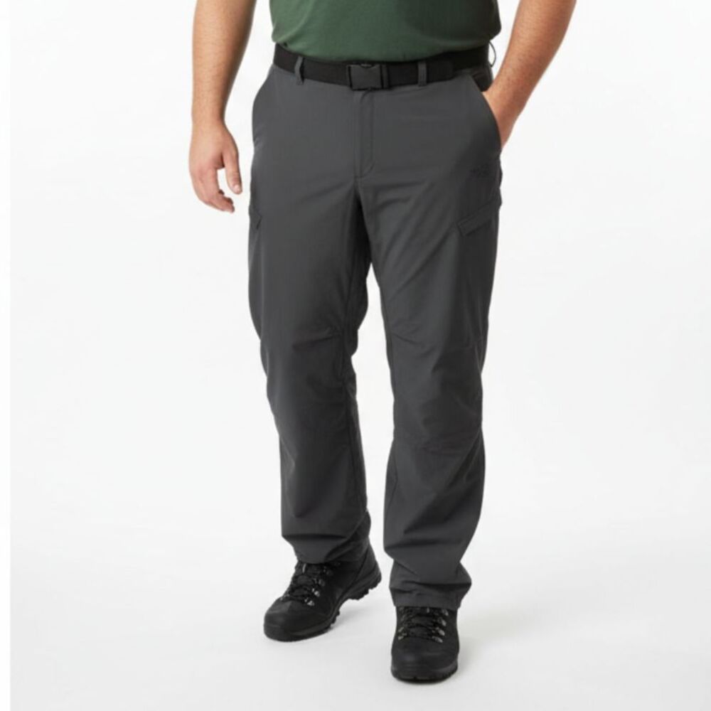 The North Face Gray Outdoor Sporty Athletic Nylon Cargo Pants 40